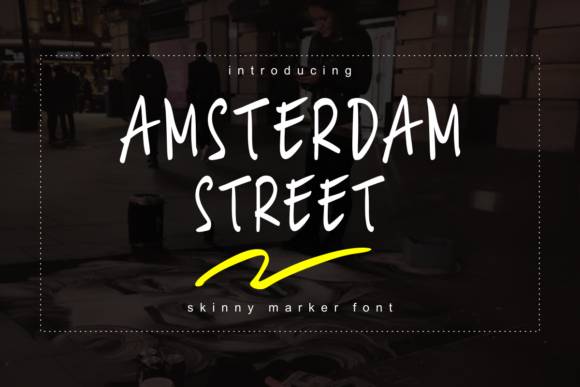 Amsterdam Street: A Timeless Display Font for Branding