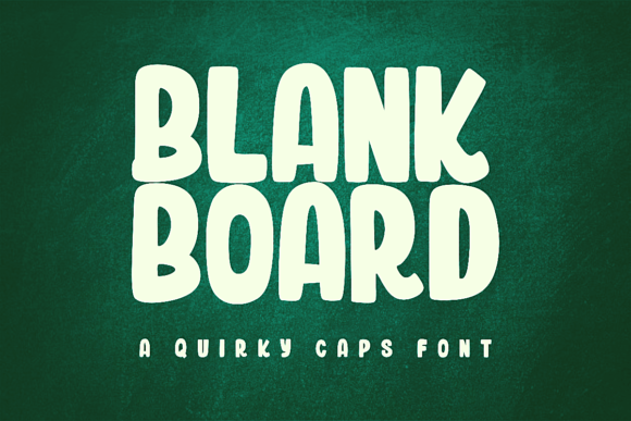 Blank Board: A Bold Display Font for Impactful Web Design