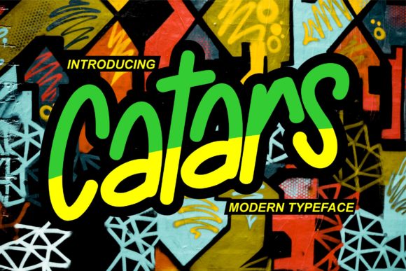 Catars: A Cheerful Display Font for Crafters and Makers