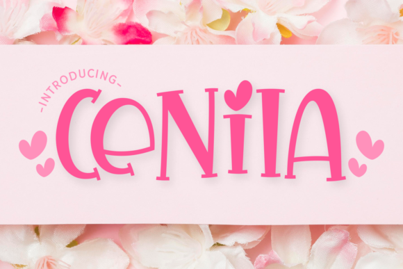 Cenila: The Display Font Crafters and Sellers Will Love