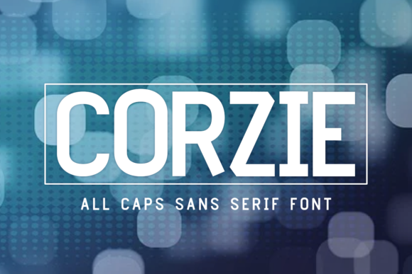 Corzie: A Bold Display Font for Editorial Impact