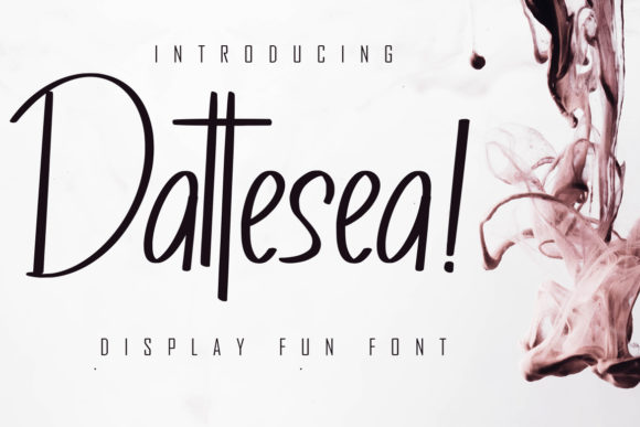 Dattesea: A Clean Display Font for Impactful Marketing Visuals