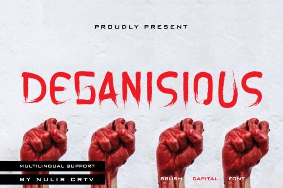 Deganisious: A Quirky Display Font for Makers