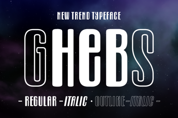 Ghebs: The Bold Display Font That Elevates Handmade Branding