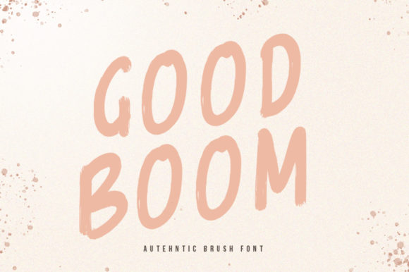 Goodboom: A Versatile Display Font for Small Business Branding