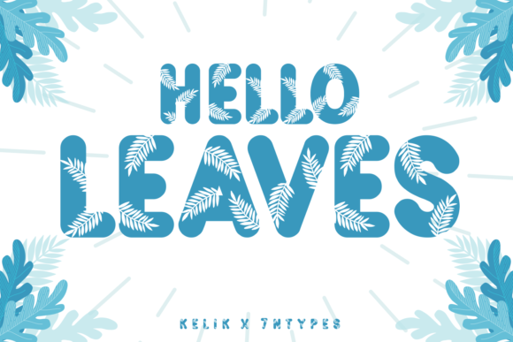 Hello Leaves: A Playful Display Font That Elevates Brand Identity