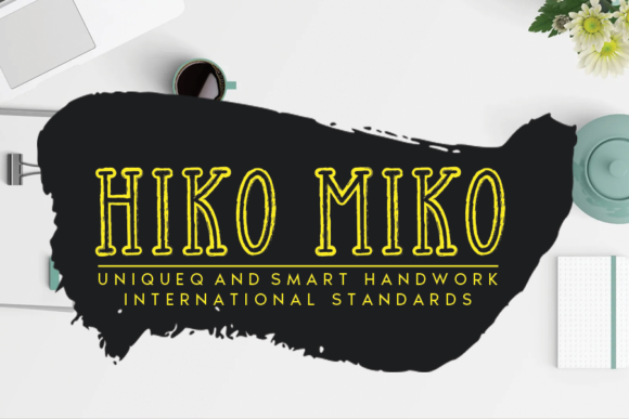 Hiko Miko: A Quirky Display Font for Crafters