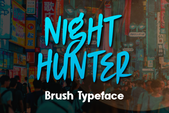 How Night Hunter Font Became the Star of a Café Branding Project