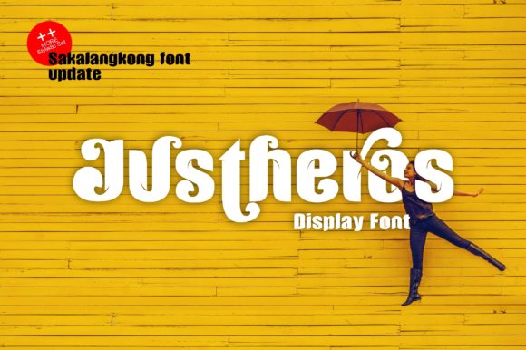 Justheros: The Elegant Display Font for Your Brand