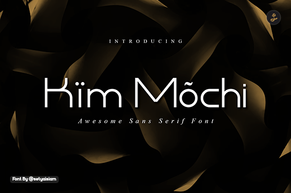 Kim Mochi: A Versatile Display Font for Modern Web Design