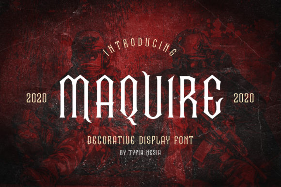 Maquire: A Vintage Display Font That Elevates Brand Identity with Timeless Elegance