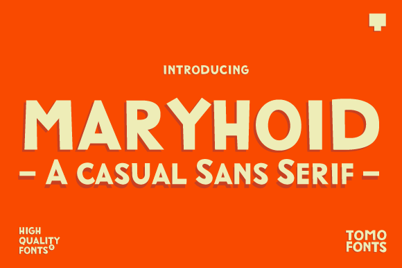Maryhoid: A Bold Display Font That Elevates Editorial Design