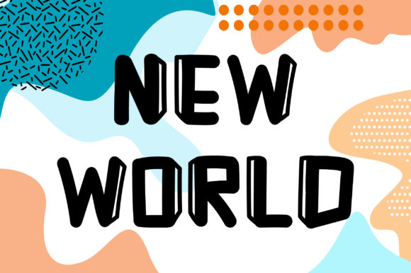 New World: A Bold Display Font for Your Brand