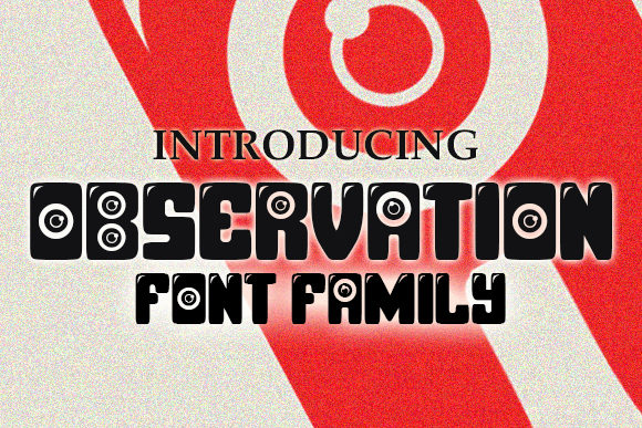 Observation Font: A Bold Display Typeface for Scroll-Stopping Marketing Visuals