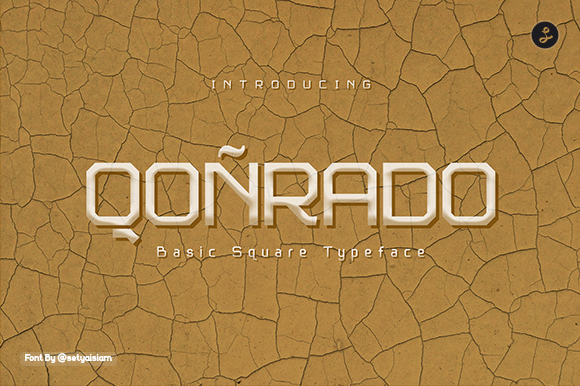 Qoñrado: A Bold Display Font for Campaigns