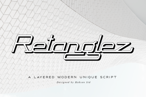Retanglez: A Bold Display Font for Modern Web Design Projects