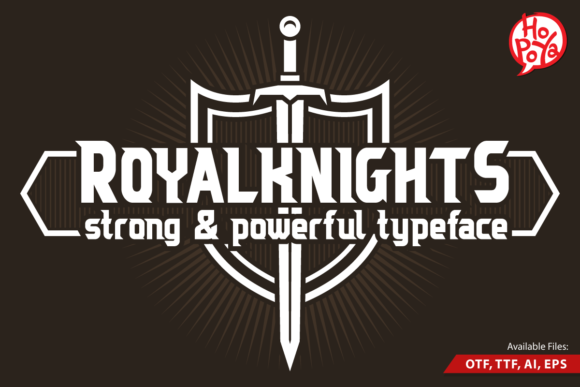 Royal Knights: A Bold Display Font for Scroll-Stopping Digital Campaigns