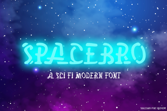 SpaceBro: A Futuristic Display Font for Crafters and Makers