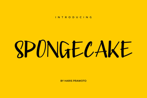 Spongecake: A Joyful Display Font for Editorial Design