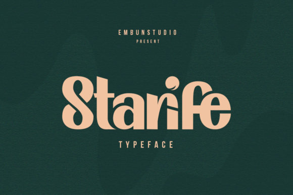Starife: A Designer’s Take on This Striking Display Font