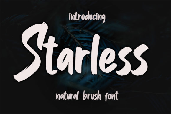 Starless: A Dynamic Display Font for Modern Editorial Design