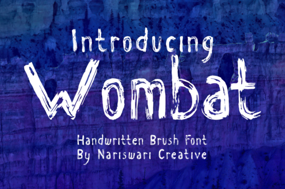 Wombats: A Modern Display Font for Expressive Editorial Design