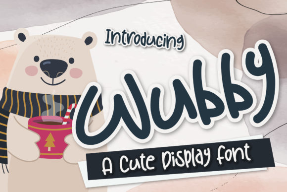 Wubby: A Quirky Display Font for Small Business Branding